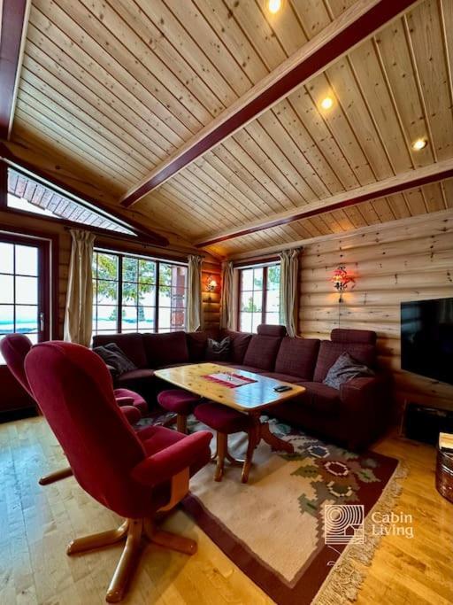 Large Cabin Sjusjoen Best View, Sauna, Ski Inout Exterior foto