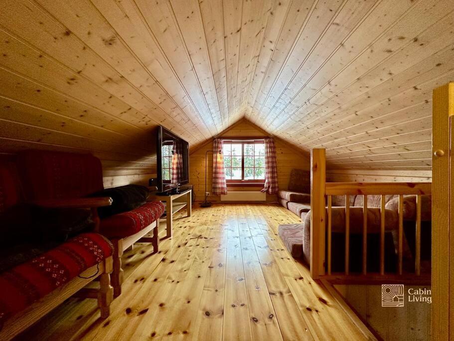 Large Cabin Sjusjoen Best View, Sauna, Ski Inout Exterior foto